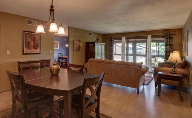 Guest Suite with dining room at Antiochian Village